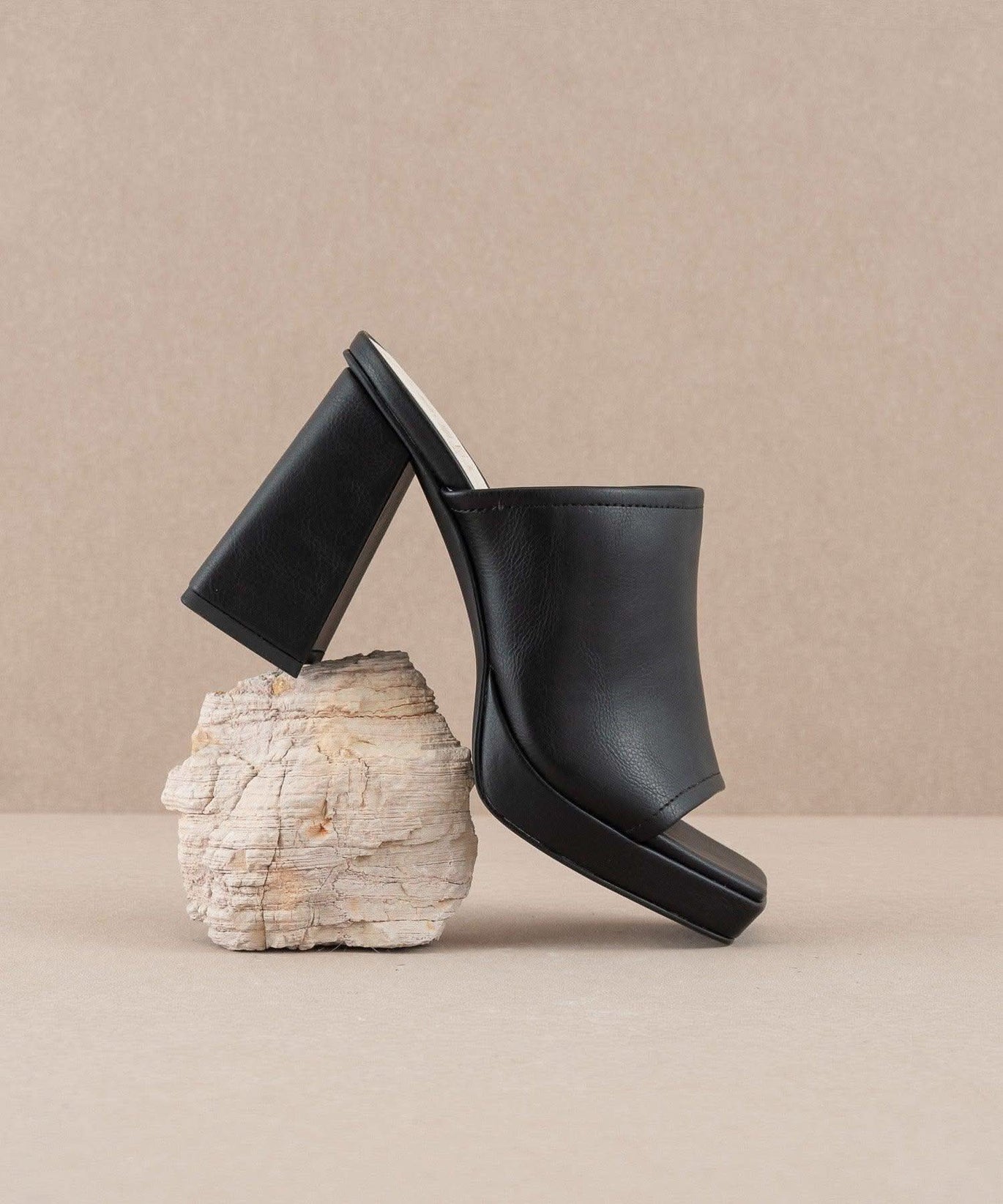 The Vivienne Black | Slip On Platform heel - SwagglyLife Home & Fashion